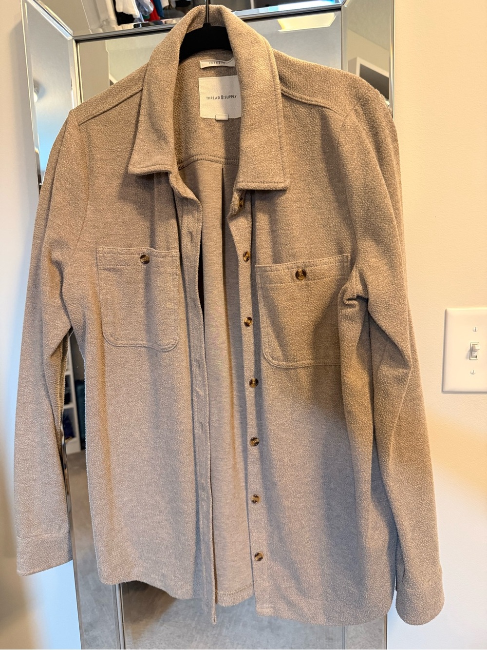 Thread & Supply Taupe Utility Jacket